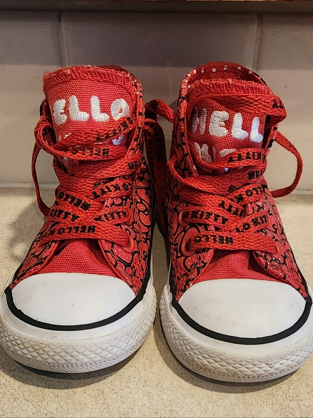 Converse All Star Hello Kitty Toddler/Infant Sz 5